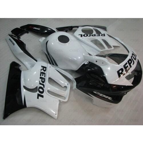 Abs Fairing for CBR 600 F3 1998 CBR600F3 Bodywork 1998 CBR600 F3 Fairing 1995 - 1998 Black White