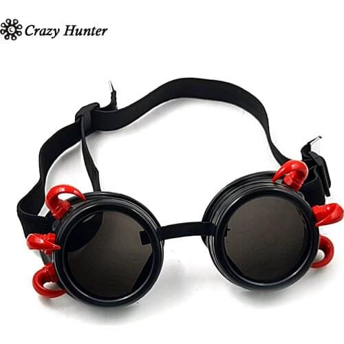 Steampunk Goggles Metal spike Cosplay Costume Hop Hop Goggles Unisex