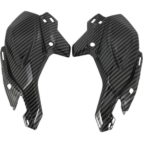 Motorcycle Front Side Nose Cover Headlight Panel Fairing Cowl Carbon Fiber Fit for Kawasaki Z900 2017-2019