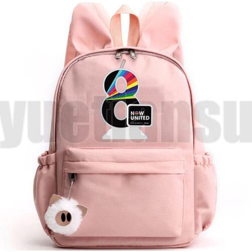 Kpop Casual Now United Backpacks for Girls Kawaii Bag Bookbag Softback Back Pack Mochila UN Team Anime Now United-Better Album
