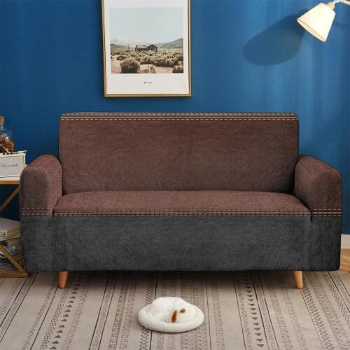 Strech Sofa Cover for Living Room Sectional Elastic Sofa Slipcover L Shaped Corner Couch Cover Furniture Protector 1/2/3/4 Seat