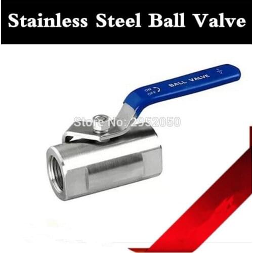 304 Stainless Steel Ball Valve Vinyl Handle WOG1000 Free shipping G1/2 Female 1/2"BSP