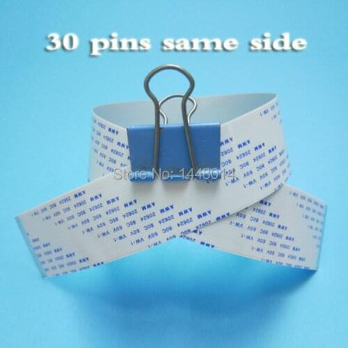 Inkjet printer head cable Crystaljet Phaeton Infinity for Seiko SPT510 print head cable 30pins 40cm same side 10pcs wholesale