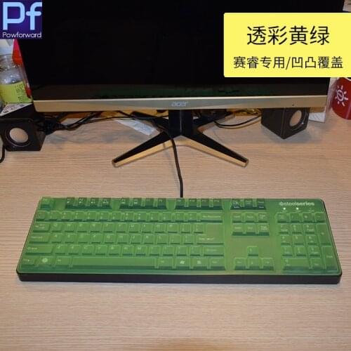 For SteelSeries 6G V2 6GV2 Mechanical Desktop PC keyboard covers Silicone dustproof clear Keyboard Cover Protector Skin