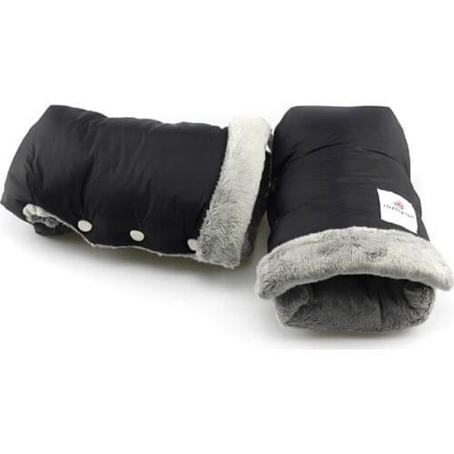 28EC Winter Warm Baby Stroller Glove Outdoor AntiFreeze Pushchair Pram Carriage Hand Muff Waterproof Universal Pram Mitten Hand