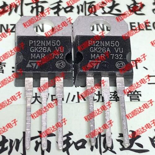 10pcs/lot P12NM50 STP12NM50 New stock TO-220 500V 12A