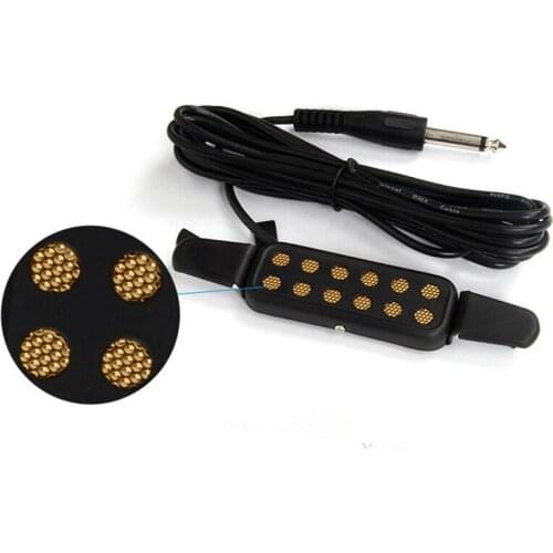 12-hole Magnetic Acoustic Guitar Pickup Sound Hole Guitar Pickups KQ-3