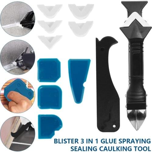 12PCS Sealant Spatula Caulking Tool Kit Scraper Joint Silicone Grout Remover Sale Bathroom Frames Sealant Seals Painting Tools