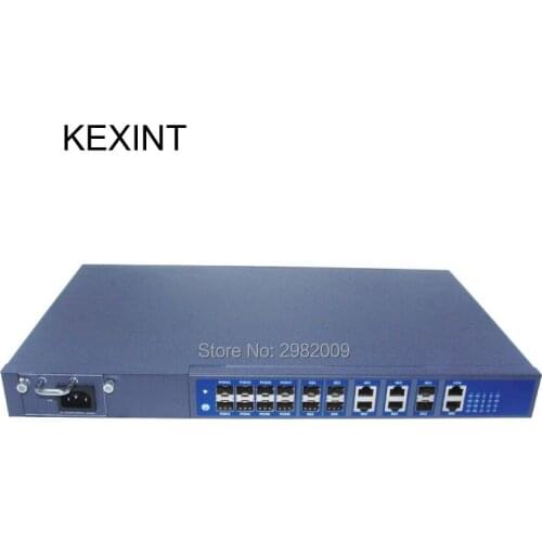 1U 8 Port GPON OLT with Modules and Management 8 port Work FTTH OLT