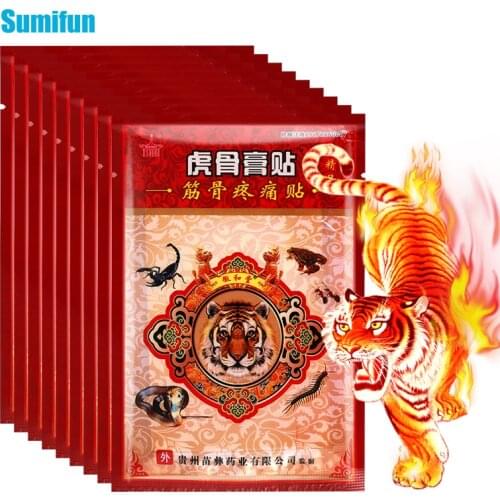 40pcs Tiger Balm Analgesic Plaster Joint Neck Muscles Ache Rheumatoid Arthritis Medical Orthopedics Sticker Pain Relief Sticker
