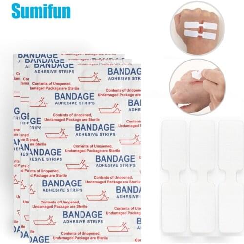 5/10Pcs Waterproof Band Aid Adhesive Wound Closure Band Aid Emergency Kit Adhesive First Aids Bandages Needleless Close Wound
