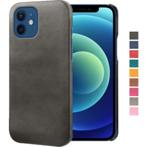 Case For iPhone 12 13 Mini 11 Pro XS Max XR X Coque Luxury Slim Vegan Leather Funda For iPhone 7 8 6 6S Plus SE 2020 13pro Cover