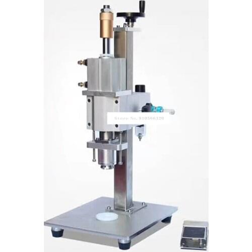 DFS15 Pneumatic Vial Cap Locking Machine Bottle Capper Electromagnetic Induction Vial Sealing Machine M5L/min 0.4 Kpa 15/18/22mm