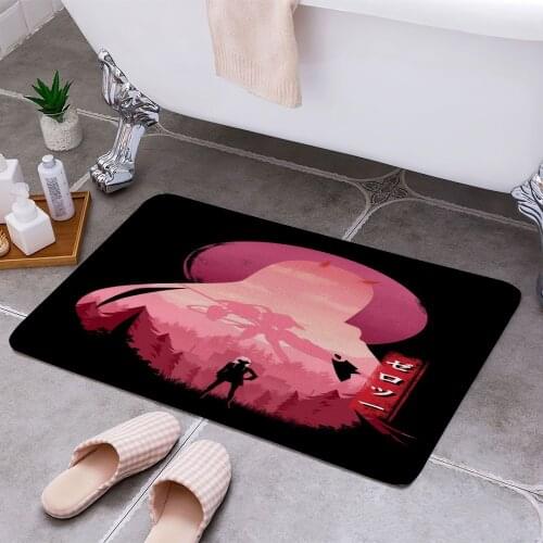 DARLING in the FRANXX 3D Print Doormats Rectangle Non-Slip DoorMat Bedroom Kitchen Entrance Print Door rugs Dropshipping