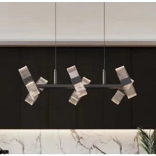 Creative living room chandeliers post modern minimalist designer personality bedroom light luxury model room lamps