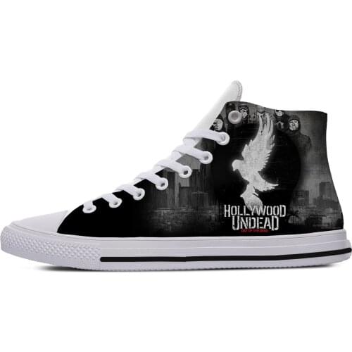 Hot Cool Fashion Woman Shoes Lightweight Sneakers Breathable High Quality Man High Help Hollywood Undead Classic Canvas Shoes