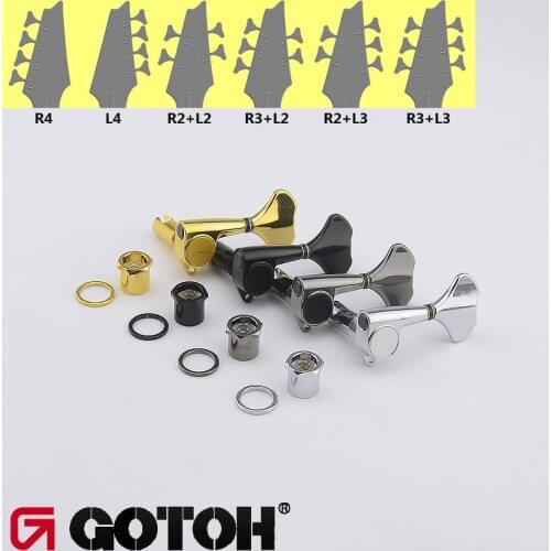【Made in Japan】1 Set 4/5/6 Strings Original Genuine GOTOH GB707 Electric Bass Machine Head Tuner