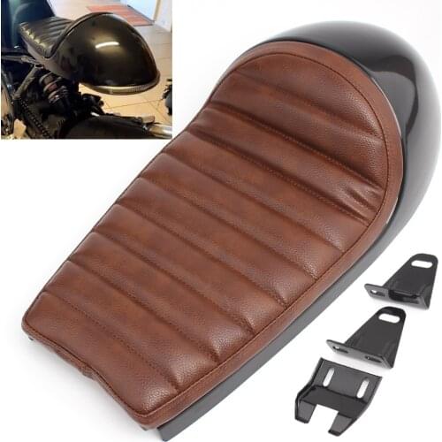 Motorcycle Seat Cafe Racer Seat Retro Seat Pan Base Vintage Saddle Scrambler Cushion Vintage For Honda Triumph Royal Enfield