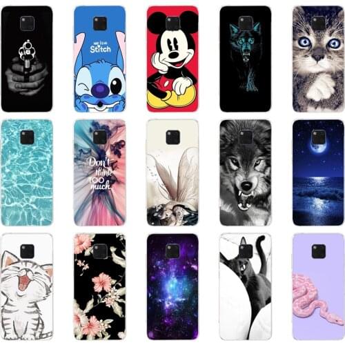 P Soft Case For Huawei Mate 20 pro Transparent Silicone Phone For Huawei Mate 20 Cover Coque Capa for mate 20
