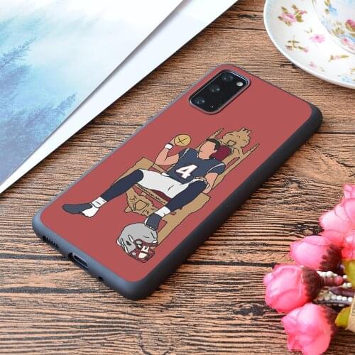 For Samsung Galaxy Jarrett Stidham Takes The Throne Print Soft Matt Phone Case