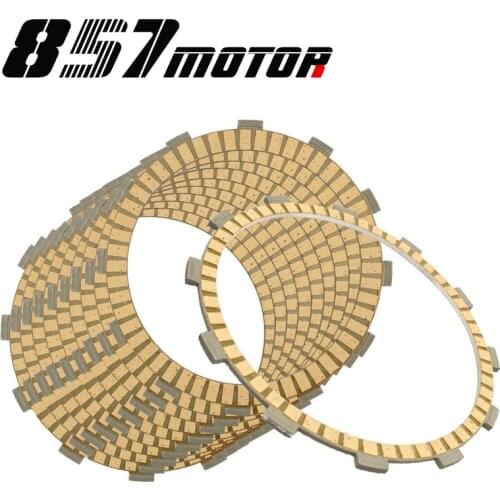 Motorcycle Clutch Friction Plates Disc Set 10pcs For Hayabusa GSXR1300 1999-2017 B-King1300 DL1000 V-Strom SV1000