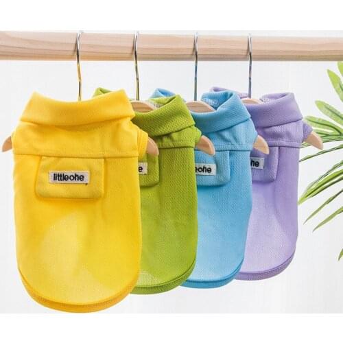 Dog Clothes Spring and Summer Puppy Dog Two-legged Vest Shirt Cat Two-legged Small and Medium-sized Dog Pet Clothes