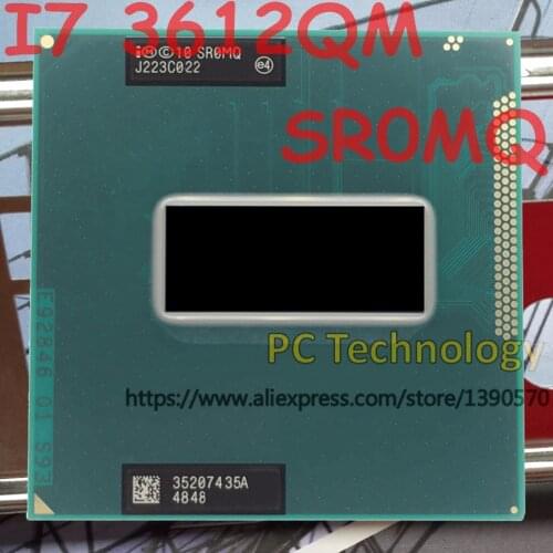 Original Intel Core I7-3612QM SR0MQ CPU I7 3612QM processor 2.1GHz-3.1GHz L3=6M Quad core free shipping ship out within 1 day