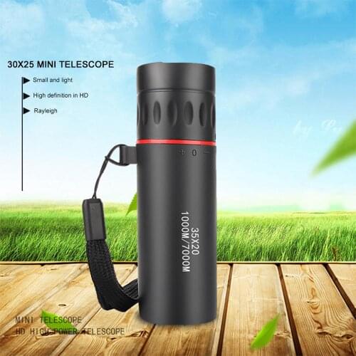 Outdoor hiking 30x25 HD mini portable focusing telescope telescope optical single tube concert sightseeing