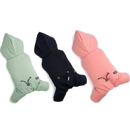 Adjustable Pet Dog Jumpsuit for Small Dogs Winter Cotton Puppy Cat Clothes Chihuahua Shih Tzu Pajama Overalls Pets Dogs Clothing