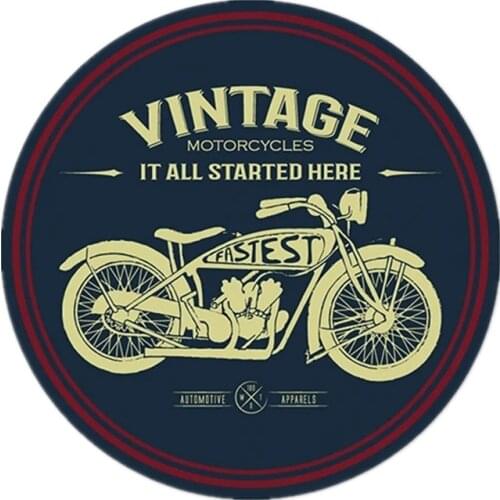 S40895# Various Sizes Funny Self-Adhesive Decal Vintage Motorcycles Car Sticker Waterproof Auto Decors on Bumper Rear Window
