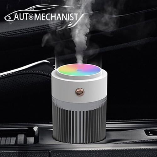 300ml Air Humidifier Portable Ultrasonic Aroma Fogger Mist Diffuser Romantic Soft Light Humidifier Mini Cool Mist Maker Purifier