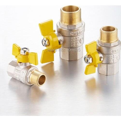 X23060 Good Quality Brass Material DN15-DN25 of Pipe Ball Valve