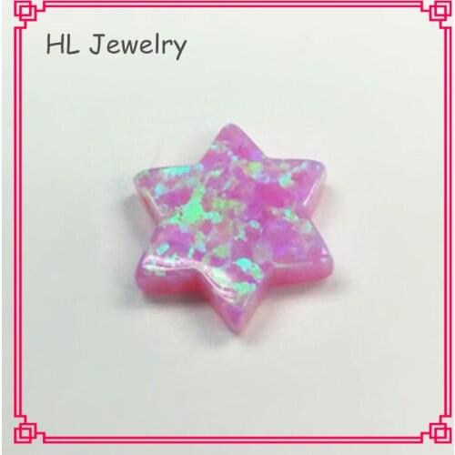 10MM OP10 David Star Syntehtic Fire Opal Beads 50PCS/Lot With Free Shipping