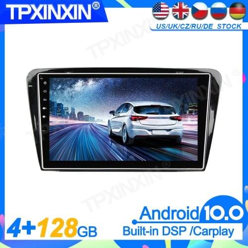 128GB Android10.0 For Skoda Octavia 2013-18 Head Unit Car Multimedia Player Auto Radio Tape Recorder GPS Navigation DSP IPS 2Din