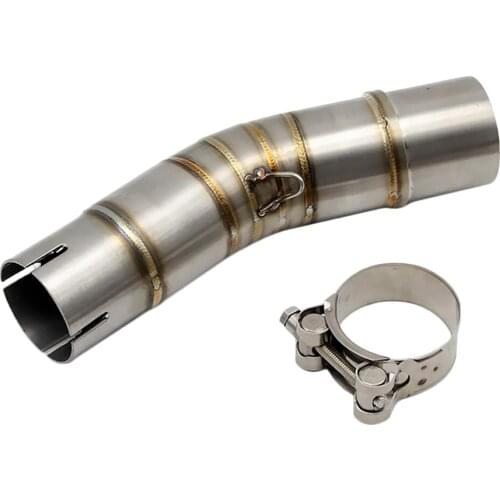 220mm Length 51mm Dia Exhaust Middle Pipe for SUZUKI GSX250R GSXR250