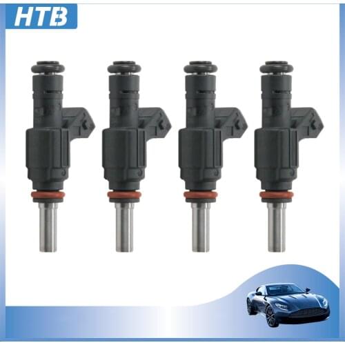 4PCS 0280155897 Brand New Fuel Injector For Audi Porsche Volkswagen 3.2L V6 04-06 Jetta Golf 1.8L Turbo 06A906031S
