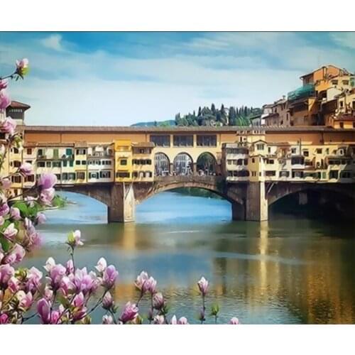 40x50cm DIY Framed Oil Painting By Numbers Landscape Pictures Canvas Painting For Living Room Wall Art Home Decor