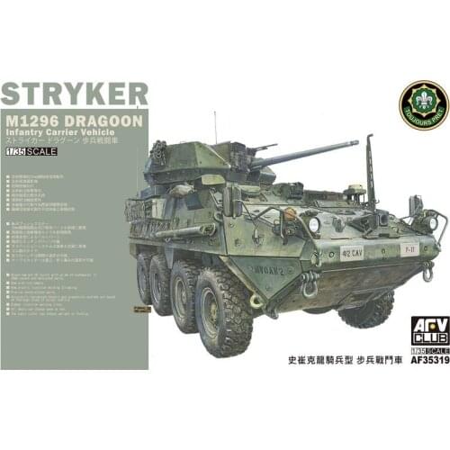 AFV Club AF35319 1/35 Stryker M1296 DRAGOON Infantry Carrier Vehicle - Scale model Kit