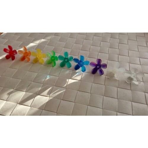 Free Shipping 500PCs/ Lot High Quality Made Cherry Tree Use 34*18mm Soft Transpent PVC Cherry Flower Head suitable for 5MM LED