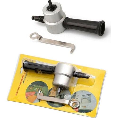 Double Head Metal Sheet Nibbler Cutter Drilling Attachment for Car Repairing Maintenance Workshop Tool Small Kitchen Appliances