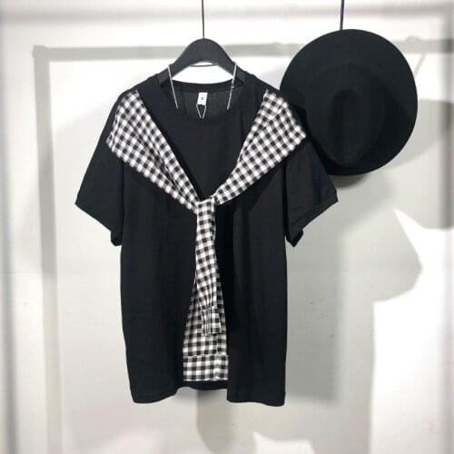 Owen seak Men T Shirt Mens Clothing Hip Hop Tops Tees High Street Summer Japanese Male Solid Streetwear T Shirt