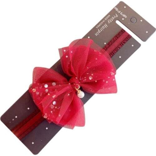 Hot Baby Headband Flower Bows Hairband Baby Girl Headbands Crown Newborn Hair Accessories Elastic Baby Hair Band Turban