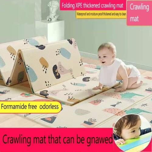 Baby Crawlings Mat Foldable XPE Material Thickening Babys Crawling Mats Waterproof Non Slip Mat Environmental Protection Home