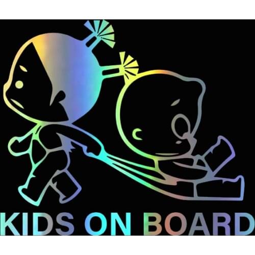 Car Window Warning KIDS BABY ON BOARD Fashion Car Sticker Vinyl Decal Auto Motorcycle Stickers Funny Child Body Automobiles