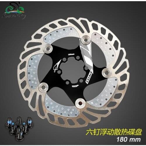 New Pro SioNail Floating Cooling Disc180mm Heat Dissipation Wear-Resistant Bicycle Special Disc Brake bike disc brake converter