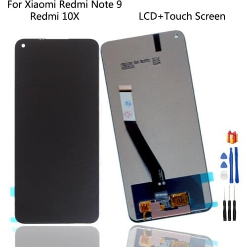 Original LCD For 6.53" Xiaomi Redmi Note 9 LCD Display Screen+Touch Screen Digitizer For Redmi 10X Note 9 M2003J15SG LCD Display