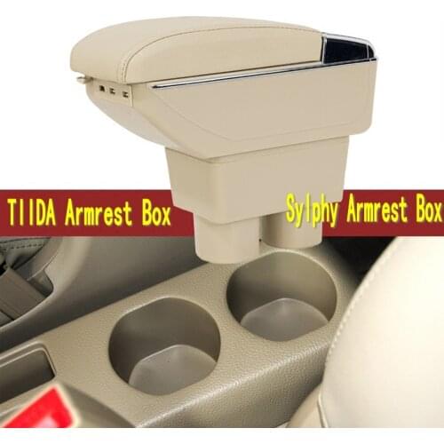 For Nissan Sylphy Tiida armrest box