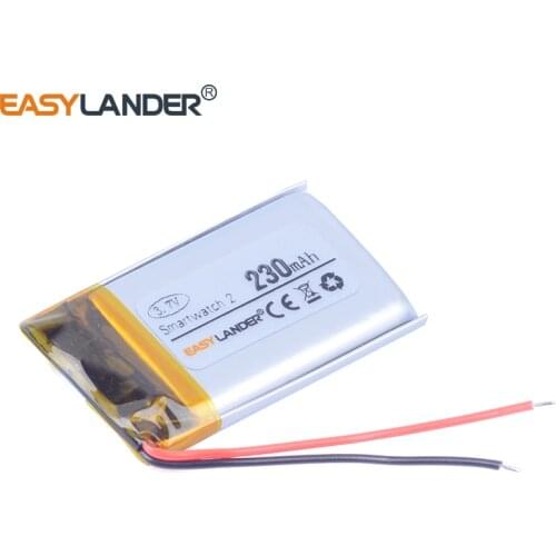 Easylander 3.7V 230mAh Replacement li-Polymer Li-ion Battery For Sony Smartwatch 2 smart watch battery SW2 battery