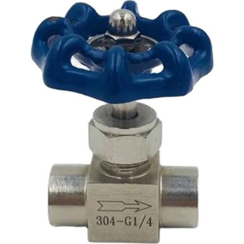 Manually adjustable needle valve stainless steel SS304 flow adjustment needle valve 1/8"1/4" 3/8"1/2" female threaded ball valve