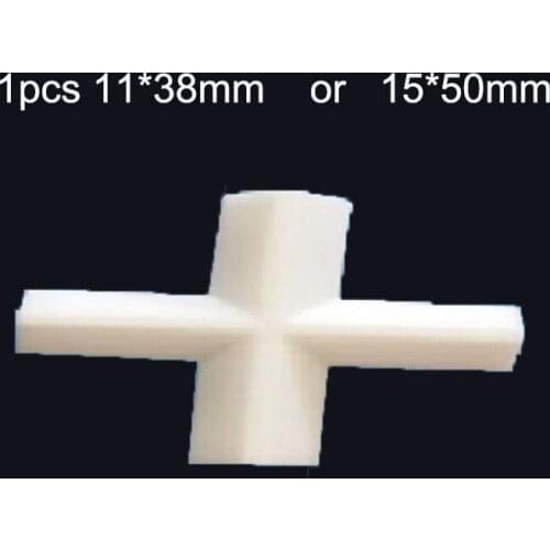 1pcs E15x50mm PTFE Magnetic Stirrer Mixer Stir Bars PTFE Cross Shape Stirring Bars White Spin Bars